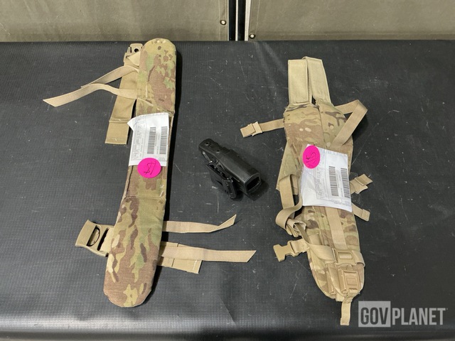 (62) Shoulder Straps, (82) Wasit Belts, (17) Taser Holsters & Assorted Items