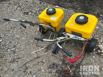 Quantity of (2) Snowex SL-80SS Quantity of two walk behind de icer sprayers (Inoperable)