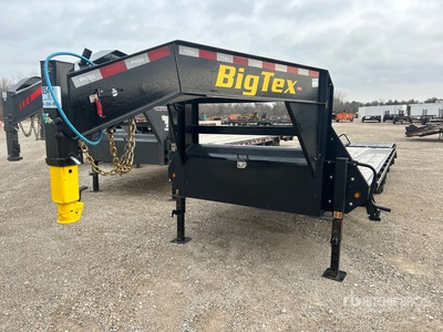 2025 Big Tex 14GN-25D5A-MRBK 25 ft T/A Gooseneck Equipment Trailer