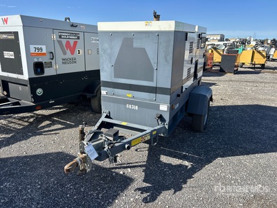 2022 Atlas Copco QAS70 56 kW Mobile Generator Set