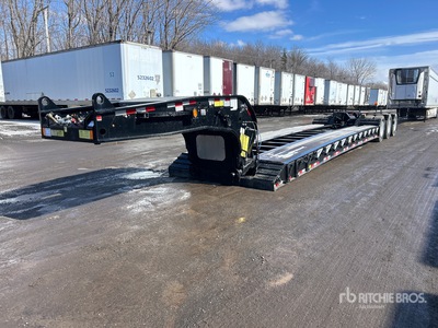 2024 BWS 55HDG3X H 55 t Tri/A Double Drop Removable Gooseneck Remorque Surbaissée