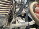 Engine with A/C Compressor