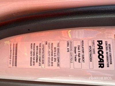 2019 Peterbilt 579 6x4 T/A Sleeper Truck Tractor