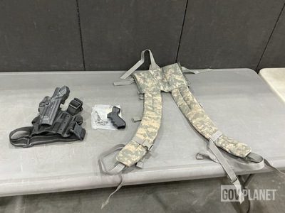 (28) Individual Holsters, (78) Pistol Grips & Assorted Items