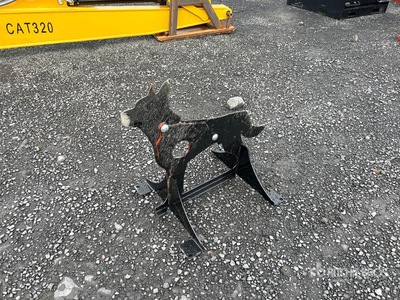 2025 Kit Containers AR500ATCOYOTE 3/8 in. AR500 Steel Coyote Shooting Target With Heart Flapper