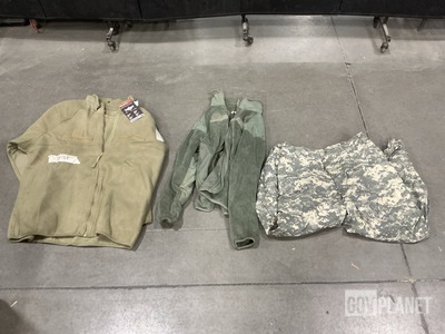 (8) Cold Weather Shirts, (30) Cold Weather Jackets & Assorted Items