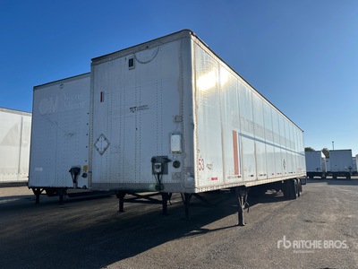 2007 Wabash DVCVHPC 53 ft x 102 in T/A Van Trailer