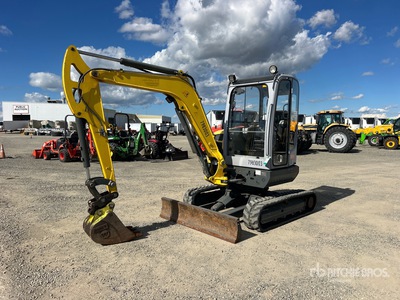 2018 Wacker Neuson EZ38 Mini Excavadora