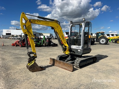 2018 Wacker Neuson EZ38 Mini Excavator