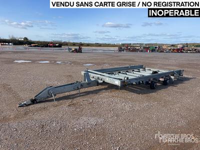 Hubiere TPG352V 2740 kg T/A Remorque 2 Essieux مقطورة معدات (Inoperable)