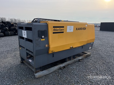 2015 Atlas Copco XAMS367 Skid-Mounted Air Compressor (Inoperable)