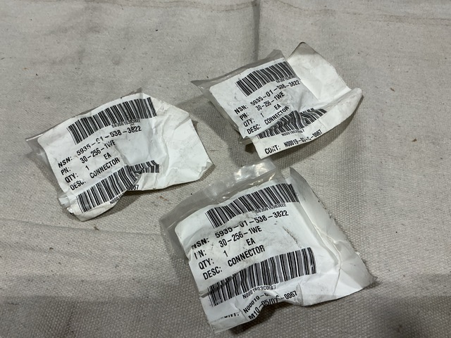 (9) Bell Textron 30-256-1WE Connectors