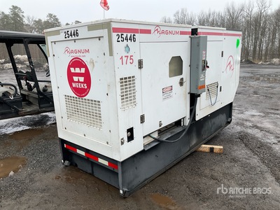 Magnum MMG175 175 kW Skid-Mounted 発電機セット (250-749 kw/310-950 kva)