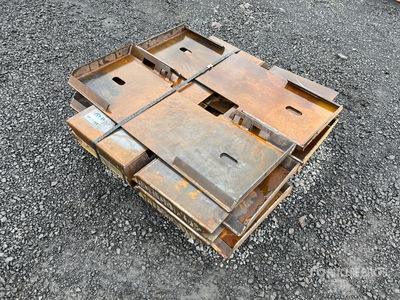 Quantity of (10) 2025 Kit Containers QT-F-BLANK 46 in Skid Steer Fork Frame