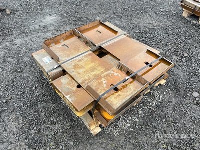 Quantity of (10) 2025 Kit Containers QT-F-BLANK 46 in Skid Steer Fork Frame