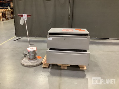 (1) Filing Cabinet & (1) General GF23A Floor Buffer