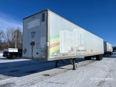 2003 Manac 53 ft x 102 in T/A Remorque fourgon