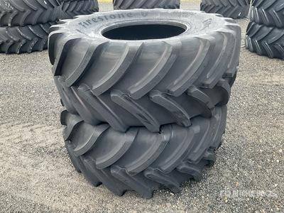 Quantity of (2) Firestone 800/65R32 MT-HARV TL 178A8178B Tires