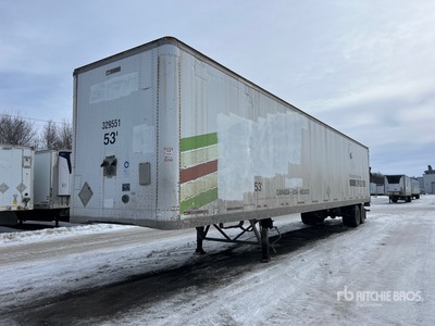 1999 Manac 53 ft x 102 in T/A Remorque fourgon