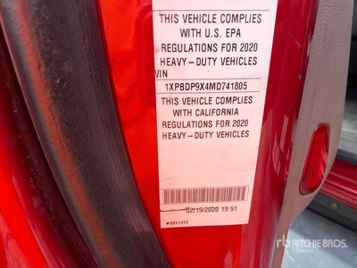 2021 Peterbilt 579 6x4 T/A Sleeper Truck Tractor