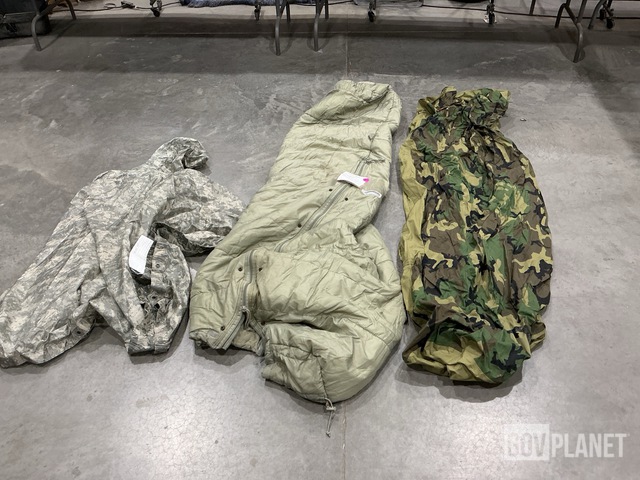 (6) Bivy Covers, (34) Sleeping Bags & Assorted Items