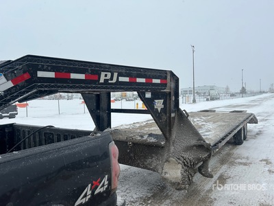 2010 PJ Trailers FS262 26 ft T/A Pritsche Anhänger