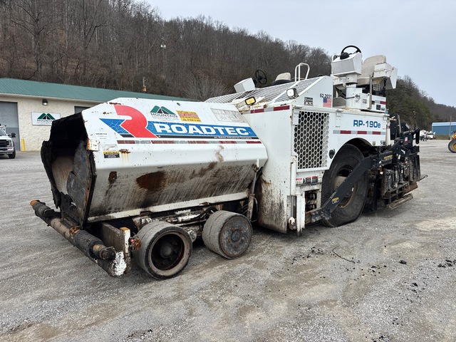 2018 Roadtec RP190E Wheel Asphalt Paver