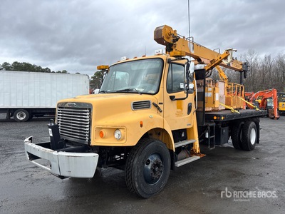 National 400B 10 ton Straight Boom on 2006 Freightliner M2106 4x2 Boom Truck