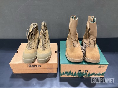 (12) Pairs of Danner Men's Boots & (8) Pairs of Bates Men's Boots