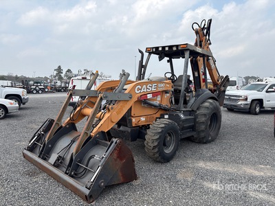 2017 Case 590 Super N 4x4 لودر خلفي (Inoperable)