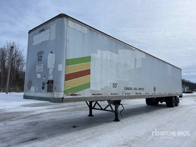 1997 Manac 53 ft x 102 in T/A Remorque fourgon