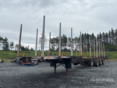 2016 BWS 50 ft Quad/A Hayrack Log Trailer