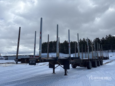 2016 BWS 50 ft Quad/A Hayrack Remorque à bois