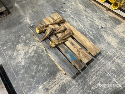 Quantity of (6) Komatsu Teeth