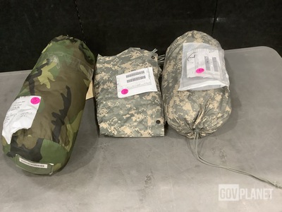 (118) Tarpaulins, (2) Two Man Combat Tents & Assorted Items