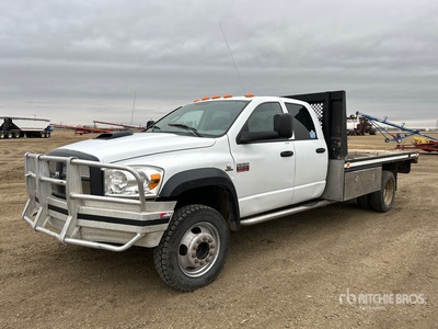 2008 Dodge Ram 5500 4x4 Crew Cab 平台トラック (Inoperable)