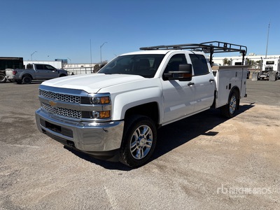 2019 Chevrolet 2500HD 4x4 Crew Cab Utility Truck