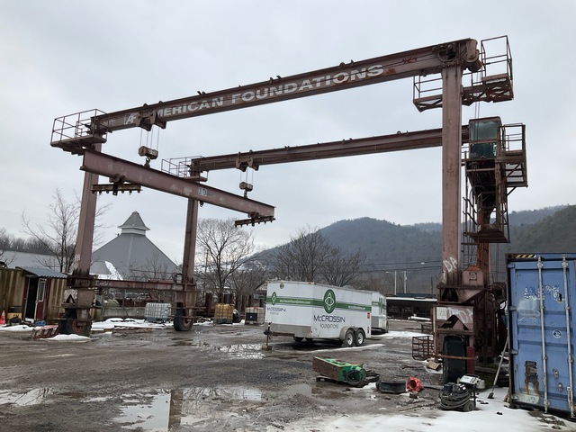 1981 Ropco I-400-T 40000 lb Gantry Crane (Inoperable) 1981 Ropco I-400-T 40000 lb Gantry Crane (Inoperable)