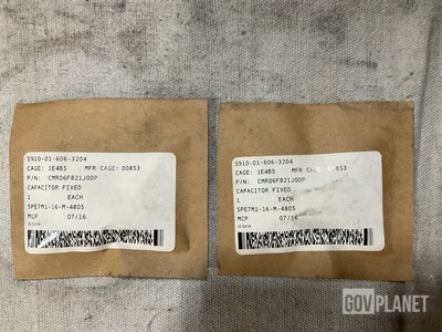 (505) Cornell Dubilier CMR06F821J0DP Ceramic Dielectric Fixed Capacitors