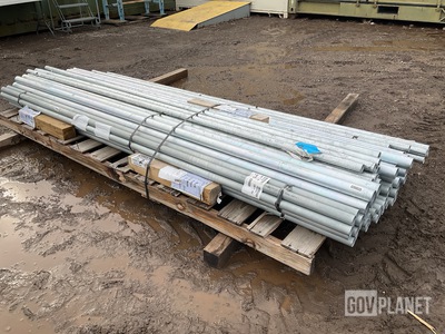 (55) 10’ x 1.75” Galvanized Pipes & (30) 10’ x 2” Galvanized Pipes