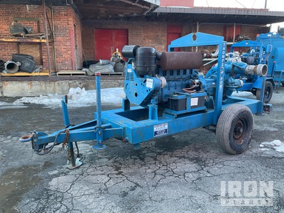 Thompson 6J-DDST-6 JET Trailer-Mounted Pompe à eau