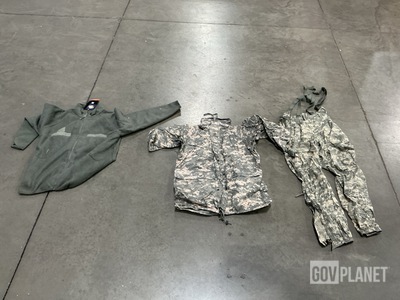 (48) Extreme Cold Weather Parka Liners, (22) Parkas & Assorted Items