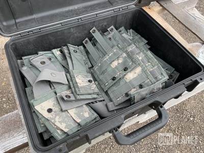 (4) Bundles of Assorted Grenade Pouches w/Case
