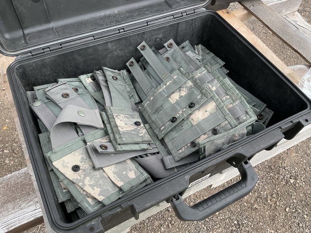 (4) Bundles of Assorted Grenade Pouches w/Case