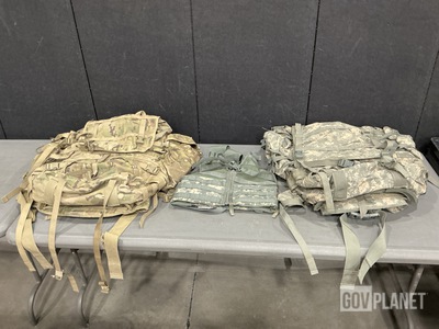 (14) Large Field Rucksacks, (64) Fighting Load Carriers & Assorted Items