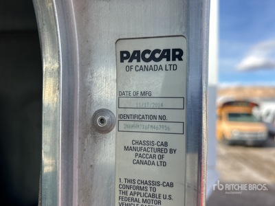 2015 Kenworth T370 4x2 شاحنة قلابة /محور واحد