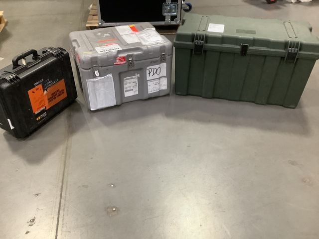 (9) Assorted Storage Cases (9) Assorted Storage Cases