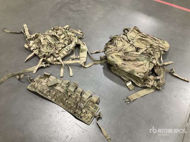 (6) Field Packs, (35) Tactical Assault Panels & Assorted Items