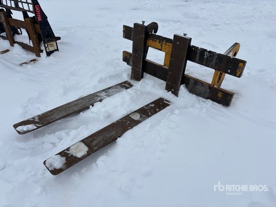 48 in Q/C Forche per pala gommata - Fits John Deere 244K