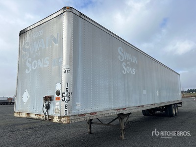 1996 Wabash 53 ft x 102 in T/A Van Trailer